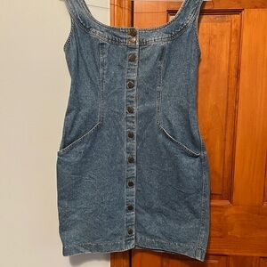 DKNY 100% cotton denim dress size 10